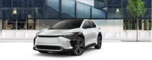 Toyota bZ4X on the go